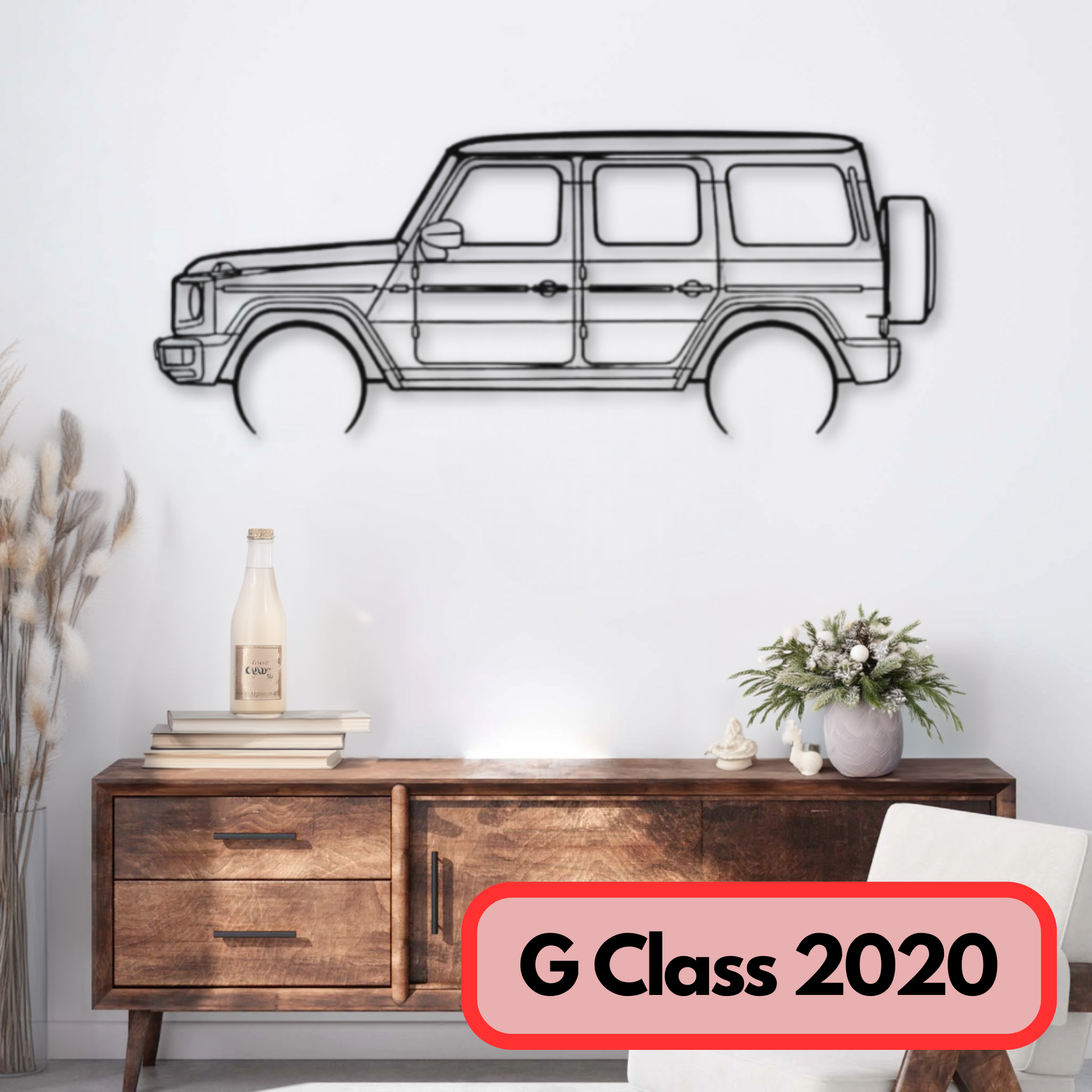 Décoration murale métal G class 2020